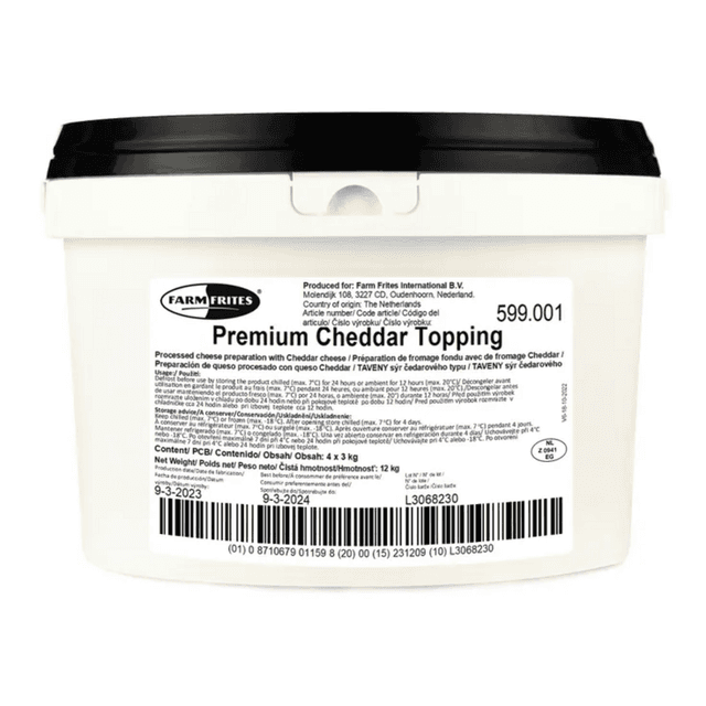 FARM FRITES Premium Cheddar juustu kaste 3kg (külmut.) product_info