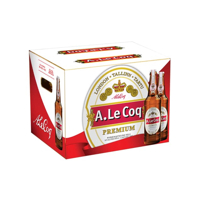A.LE COQ õlu Premium hele 4,7% 20x50cl (klaas, papp) product_info