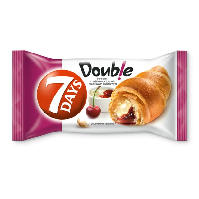 7 DAYS Double croissant vanilje-murelitäidisega 60g product_info