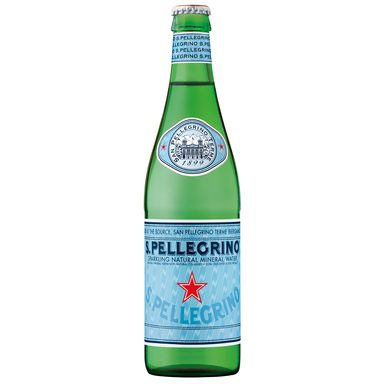 SANPELLEGRINO Vesi 0,5l (gaseeritud, klaas)