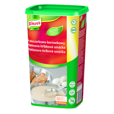 KNORR Šampinjoni-puraviku kaste 1kg