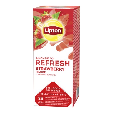 LIPTON Maasikatee 25x1,6g (fooliumis)