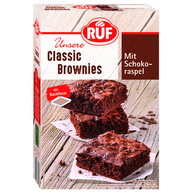 RUF Brownie küpsetussegu šokolaadilaastudega 366g