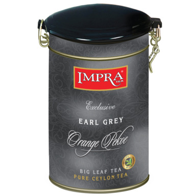 IMPRA Earl Grey suureleheline must tee 250g (m. karp)