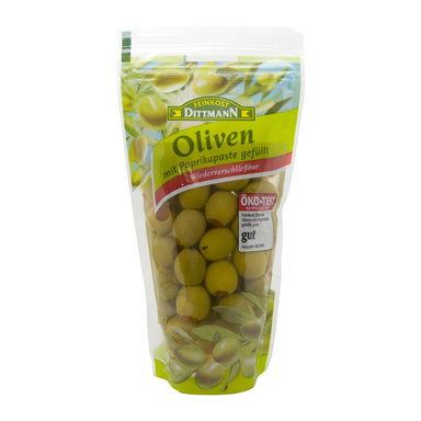 DITTMANN Rohelised oliivid paprikaga 270g