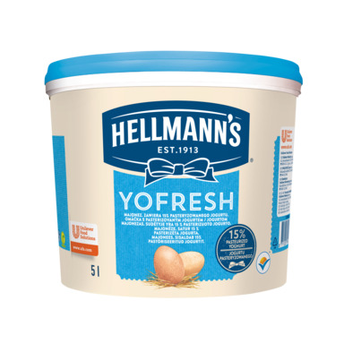 HELLMANN'S Majonees Yofresh jogurtiga 5l