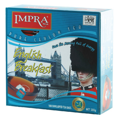 IMPRA English Breakfast must tee 100x2g