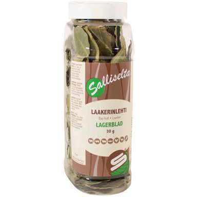 SALLISELTA Loorberilehed 30g (plastpurk)