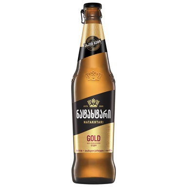 NATAKHTARI õlu Gold hele 5% 50cl (klaas)