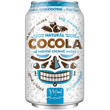 COCOSA/COCOLA Kookosvesi 0,33l (purk)