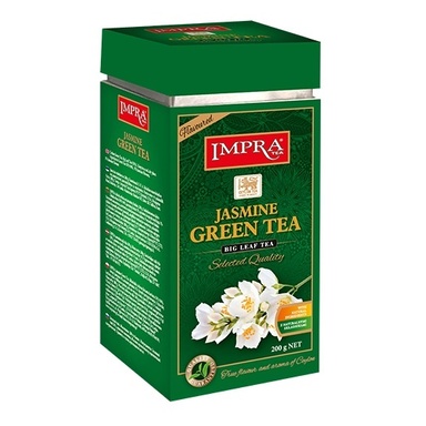 IMPRA Suureleheline roheline tee Jasmine 200g (m. karp)