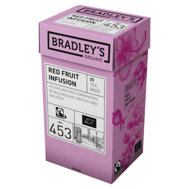 BRADLEY'S Organic Red Fruit Infusion tee 25x1,5g (ümbrik)