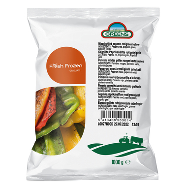 GREENS Grillitud paprika segu 1kg (külmut.)