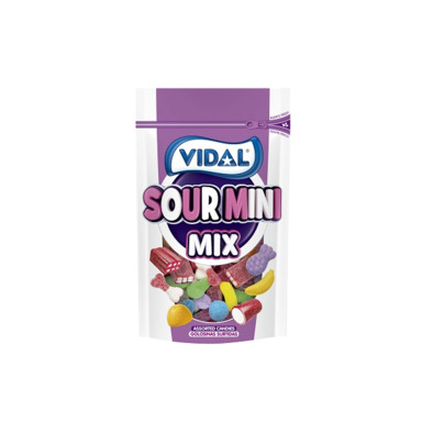 VIDAL Kummikommid Sour Mini Mix 180g