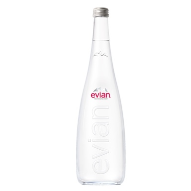 EVIAN Mineraalvesi 0,75l (gaseerimata, klaas)