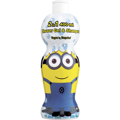 MINIONS 2 in 1 Dušigeel & šampoon lastele 400ml