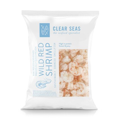 CLEAR SEAS Argentiina punased krevetid 15/25 1kg/800g neto