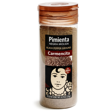 CARMENCITA Must pipar jahvatatud 235g (plastpurk)