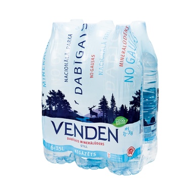 VENDEN Looduslik mineraalvesi 6 x 1,5l (karboniseerimata, pet)