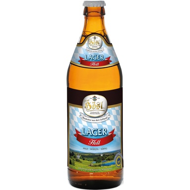 HÖSL õlu Lager Hell hele 4,9% 50cl (klaas)