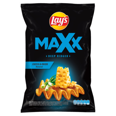 LAY'S Maxx Kartulikrõpsud juustu- ja sibulamaitselised 120g