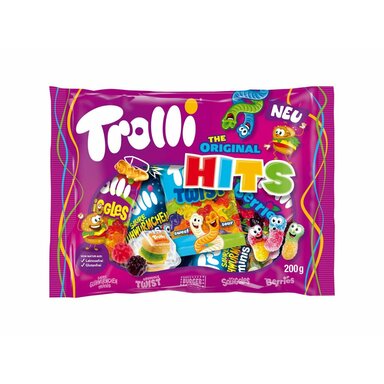 TROLLI Kummikommid Trolli Hits 200g