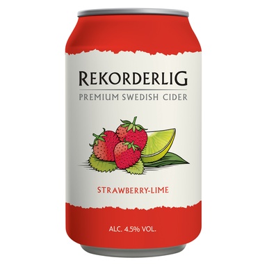 REKORDERLIG Siider strawberry-lime 4,5% 33cl (purk)