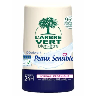 L'ARBRE VERT Roll-on Deodorant Sensitive 50ml