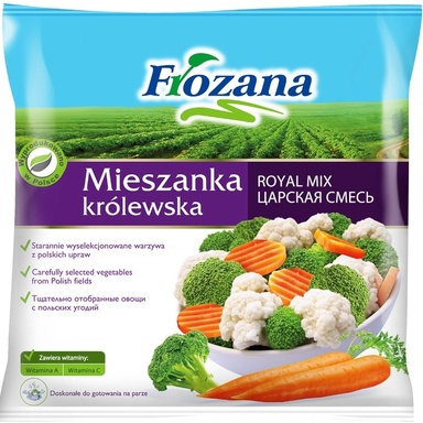 FROZANA Royal mix köögiviljad 400g (külmut.)