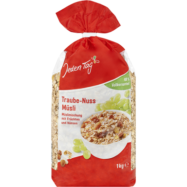 JEDEN TAG Rosina-pähklimüsli 1kg