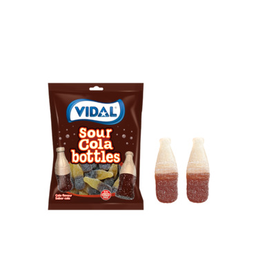 VIDAL Kummikommid Sour Cola Bottles 90g