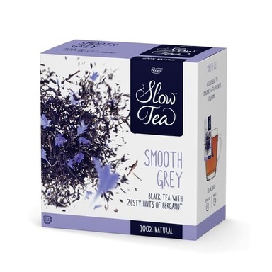 SLOW TEA Smooth Grey tee 25x2,7g (ümbrik)