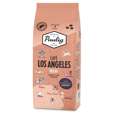 PAULIG Los Angeles espresso kofeiinivabad kohvioad 400g