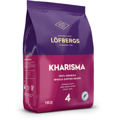 LÖFBERGS Kharisma kohvioad 1kg (tume röst)