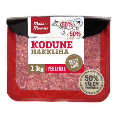 MAKS&MOORITS Kodune hakkliha kg (ca 1kg)