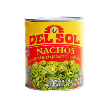 DEL SOL Rohelised jalapenoviilud 2,89kg